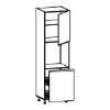 Obrazek Szafka kuchenna Gardena D60P grey