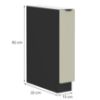 Obrazek Szafka kuchenna Arona cashmere 15d Cargo bb