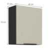 Obrazek Szafka kuchenna Arona cashmere 60g-72 1f