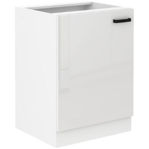 Obrazek Szafka kuchenna MIA biały połysk/biały 60d 1f bb