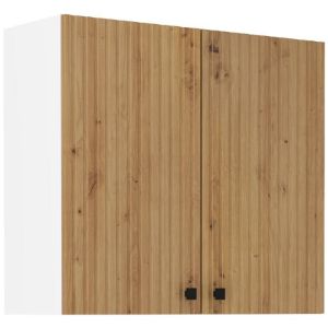 Obrazek Szafka kuchenna MIA dąb artisan/biały 80g-72 2f