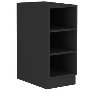 Obrazek Szafka kuchenna Siena/Monza/Arona czarny matowy 30d Otw bb