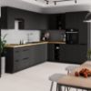 Obrazek Szafka kuchenna Siena czarny matowy 80gs-72 2f
