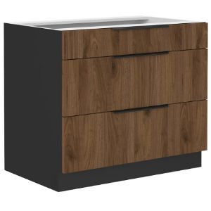 Obrazek Szafka kuchenna Monza orzech okapi 80d 3s bb