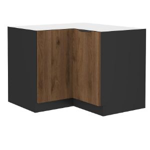 Obrazek Szafka kuchenna Monza orzech okapi 90x90 Dn 2f bb