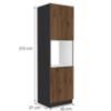 Obrazek Szafka kuchenna Monza orzech okapi 60dp-210 2f