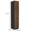 Obrazek Szafka kuchenna Monza orzech okapi 40dk-210 2f