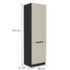 Obrazek Szafka kuchenna Arona cashmere 60lo-210 2f
