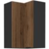 Obrazek Szafka kuchenna Monza orzech okapi 60x60 Gn-90 1f (90°)
