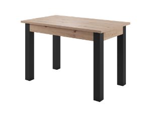 Obrazek Stół rozkładany Kurt dąb artisan/czarny