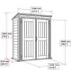 Obrazek Domek ogrodowy Yardmate Pent Plus 5x3