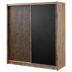 Obrazek Szafa London 203 dąb wotan/czarny