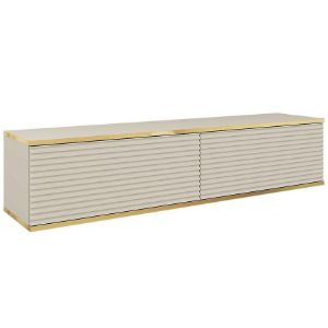 Obrazek Szafka RTV Oro 135 MDF beżowy