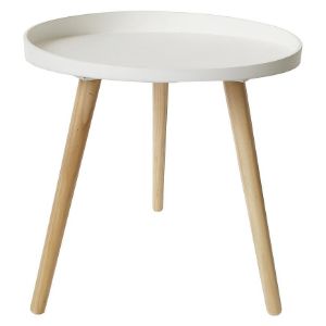 Obrazek Ława Elin biały/dąb naturalny