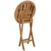 Obrazek Drewniany stolik składany Dumai Teak 70x70 cm