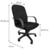 Obrazek Krzesło obrotowe Altar C638 black