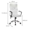 Obrazek Krzesło obrotowe Mizar 2501 white/chrome