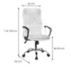 Obrazek Krzesło obrotowe Mizar 2501 white/chrome