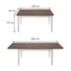 Obrazek Stół rozkładany Roz 160/240x90cm Evora 92 Abisko ash – dąb lefkas