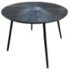 Obrazek Stół ogrodowy Parker okrągły z blatem z polywood czarny 120cm
