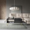 Obrazek Ława Harmony L97 czarny grafit/marmur black