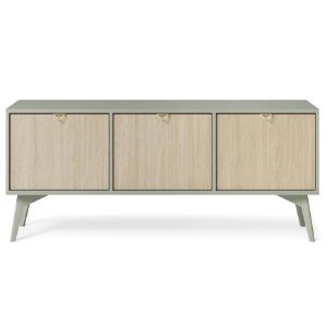 Obrazek Szafka RTV Forest 158 eukaliptus/jodełka scandi