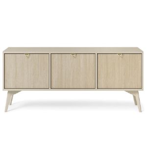 Obrazek Szafka RTV Forest 158 beż piaskowy/jodełka scandi