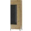 Obrazek Witryna 1D L/P Lucas 10 Dąb Artisan/Czarny Mat