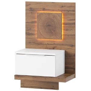 Obrazek Szafka nocna L 68 Livorno dąb wotan/biały