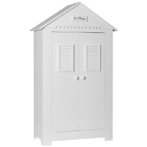 Obrazek Szafa MARSYLIA wysoka 2D biała