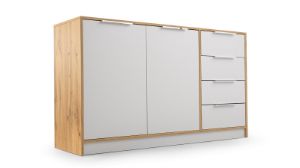 Obrazek Komoda Lati 2D4S dąb wotan/biały