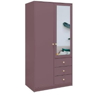 Obrazek Szafa Siena 2 D2 śliwka / lustro