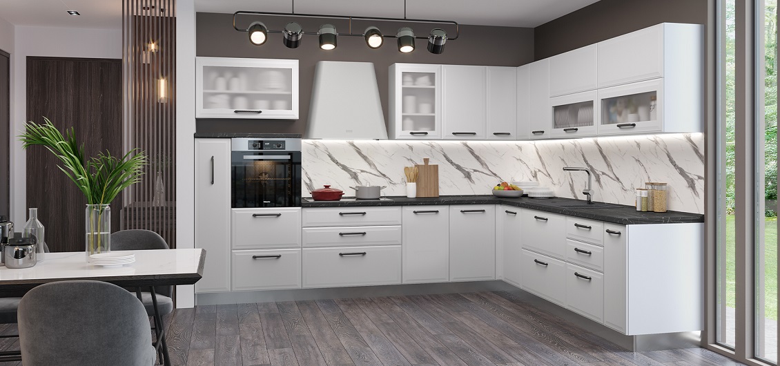 Kuchnia biała kontra kuchnia czarna...