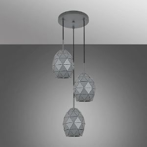 Obrazek Lampa EGANA 6999 KOŁO SZARA LW3