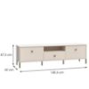 Obrazek Szafka RTV Katoro SVTT131-U60