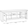 Obrazek Szafka RTV Elara ERXT131-C586