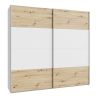 Obrazek Szafa dwudrzwiowa Ossett 220 SHMS92411-M576 dąb artisan/biały