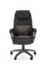Obrazek Fotel gabinetowy Risco czarny/popielaty