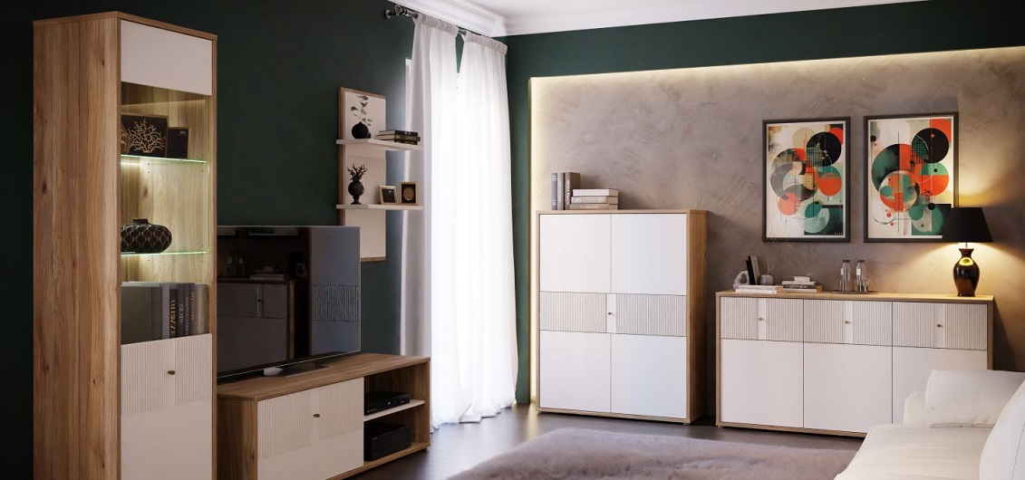 System Risso dąb mauvella/piaskowy