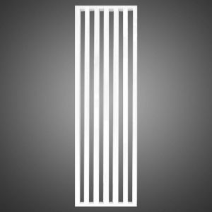 Obrazek Ścianka lamelowa 3D MDF Biała 60x265cm