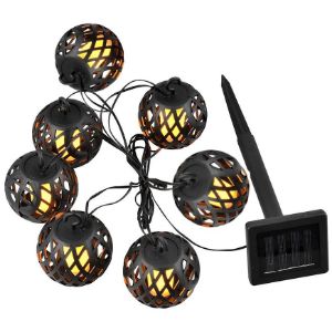 Obrazek Girlanda solarna 46820 ażurowa Black