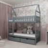 Obrazek Łóżko Domek Gaja 90x200 grey