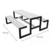 Obrazek Komplet ogrodowy Picknick Grande palisander