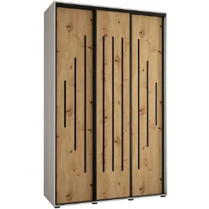 Obrazek Szafa 45 Canaris 12 160 biały/artisan/czarny