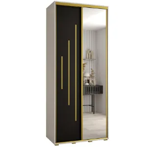 Obrazek Szafa 45 Canaris 13 110 biały/czarny/gold