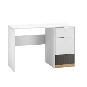 Obrazek Biurko Torino 08 biały/dąb castello/grafit