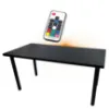 Obrazek Biurko Gamingowe Top Czarne 120x60x2.8 Model 1
