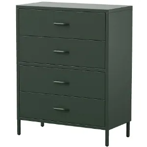 Obrazek Komoda Metalowa Carla Modern Bottle Green