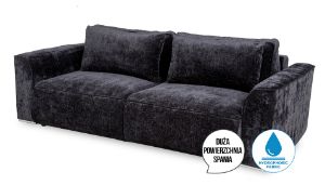 Obrazek Sofa rozkładana Mars Lux czarny