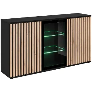 Obrazek Komoda Cameron ZHJ CM SB czarny/hickory jackson